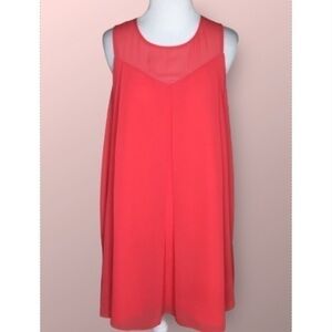 BCBGeneration Melon Shift Sleeveless Flowy Casual Cocktail Dress XS